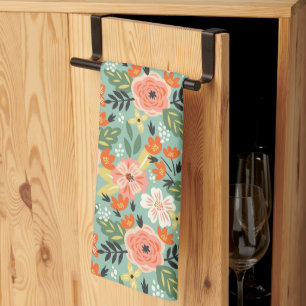 Garden Floral Pattern Geschirrtuch