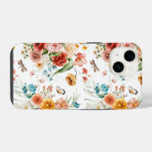 Garden Floral Pattern iPhone Hülle (Rückseite (Horizontal))