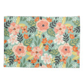 Garden Floral Pattern Kissenbezug (Rückseite-Links)