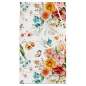 Garden Floral Pattern Kleine Geschenktüte (Rückseite)