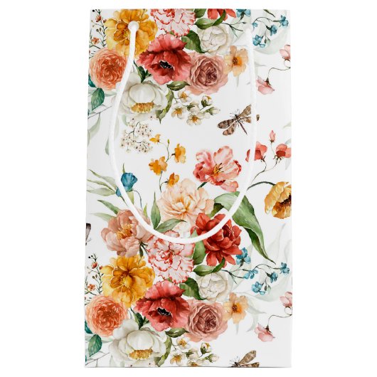 Garden Floral Pattern Kleine Geschenktüte (Vorderseite)