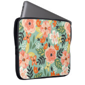 Garden Floral Pattern Laptopschutzhülle (Vorne Rechts)