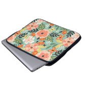 Garden Floral Pattern Laptopschutzhülle (Vorne Knopf)
