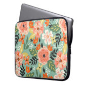 Garden Floral Pattern Laptopschutzhülle (Vorderseite Links)