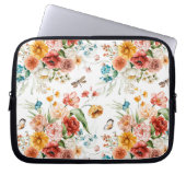 Garden Floral Pattern Laptopschutzhülle (Vorderseite)