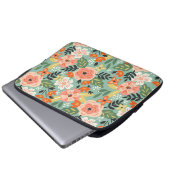 Garden Floral Pattern Laptopschutzhülle (Vorne Knopf)