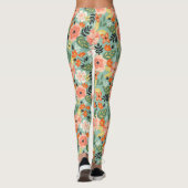 Garden Floral Pattern Leggings (Rückseite)