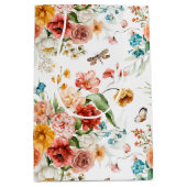 Garden Floral Pattern Mittlere Geschenktüte (Vorderseite)