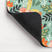 Garden Floral Pattern Mousepad (Ecke)