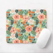 Garden Floral Pattern Mousepad (Mit Mouse)