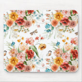 Garden Floral Pattern Mousepad (Vorne)