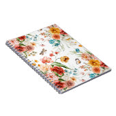 Garden Floral Pattern Notizblock (Rechte Seite)