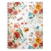 Garden Floral Pattern Notizblock (Vorderseite)