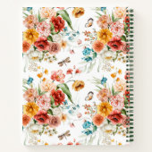 Garden Floral Pattern Notizblock (Rückseite)