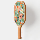 Garden Floral Pattern Pickleball Schläger (Links)