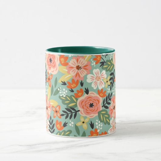Garden Floral Pattern Tasse (Zentrum)