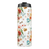 Garden Floral Pattern Thermosbecher (Vorderseite)