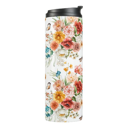 Garden Floral Pattern Thermosbecher (Nach links gedreht)