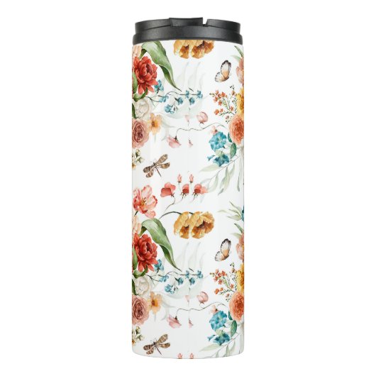 Garden Floral Pattern Thermosbecher (Rückseite)