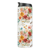 Garden Floral Pattern Thermosbecher (Nach rechts gedreht)