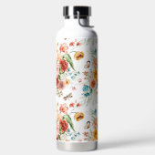 Garden Floral Pattern Trinkflasche (links)