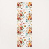 Garden Floral Pattern Yogamatte (Vorderseite)