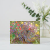 Garden Floral Postkarte (Stehend Vorderseite)