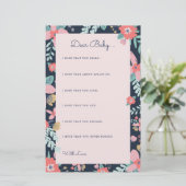 Garden Floral | Sehr geehrte Kinderkarten (Stehend Vorderseite)