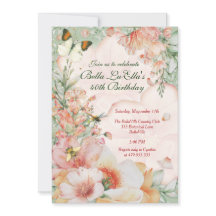 Garden Floral Themenabend Einladungen