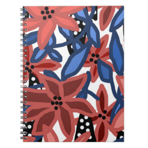 Garden Floral Tropical Design by © Cathy Thompson Notizblock
