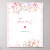 Garden Floral Wildblume Moderne Highlights Poster (Vorne)