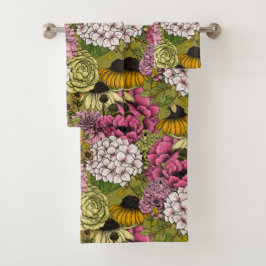 Garden florals 2 badhandtuch set