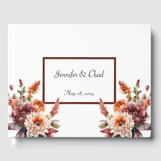 Garden Florals Gästebbuch Gästebuch (Vorderseite)