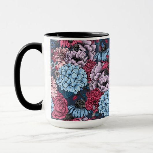 Garden florals tasse (Links)
