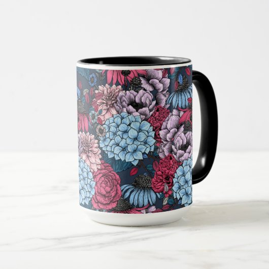 Garden florals tasse (VorderseiteRechts)