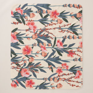 Garden Florals: Tropical Botanical Vintag Sherpadecke