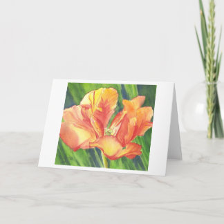 Garden Flourish watercolor art greeting card Karte