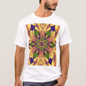 Garden Flower In Summer 2 Bohemian Floral Graphic T-Shirt (Vorderseite)