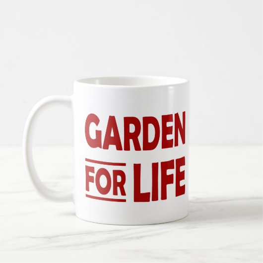 Garden For Life Kaffeetasse (Links)