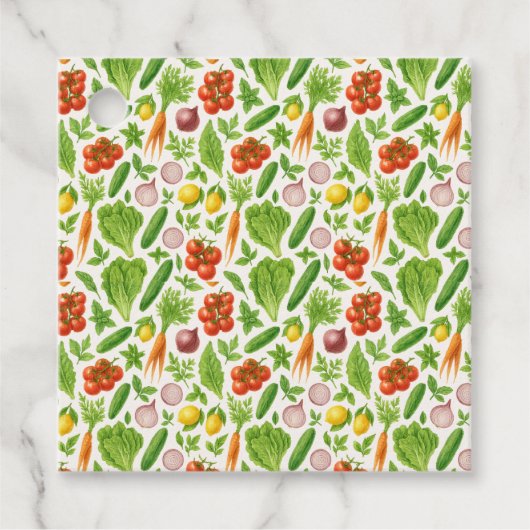 Garden-Fresh Salad Dressing — Porcelain Pitcher Geschenkanhänger (Vorderseite)