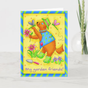 Garden Friends Card Karte