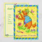 Garden Friends "Garden Club" Einladung (Vorne/Hinten)