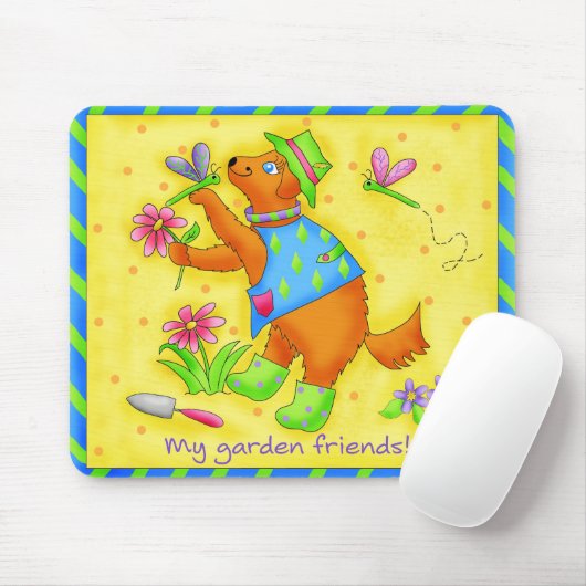 Garden Friends Mousepad (Mit Mouse)