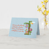 Garden Friends Pixel Art Karte (Gelbe Blume)