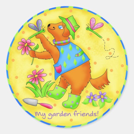 Garden Friends Sticker (Vorderseite)