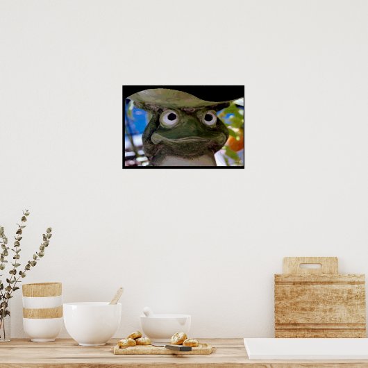 Garden Frog Art Poster (Küche)