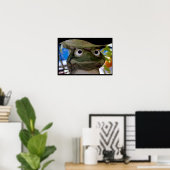 Garden Frog Art Poster (Heimbüro)