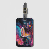 Garden Galaxy Kaffee Gepäckanhänger (Vorderseite Vertikal)