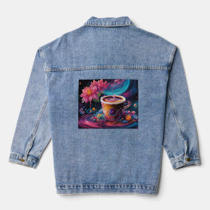 Garden Galaxy Kaffee Jeansjacke
