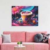 Garden Galaxy Kaffee Leinwanddruck (Insitu (Wohnzimmer))